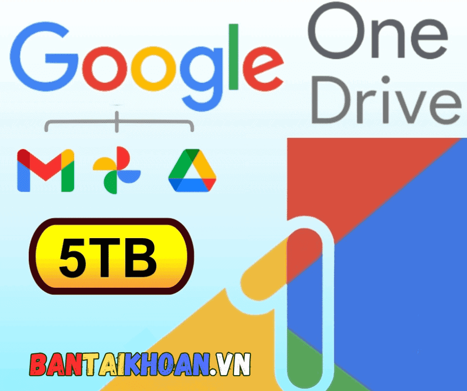 Nâng Cấp Tài Khoản Chính Chủ Google One (Google Drive) 5TB 1 năm